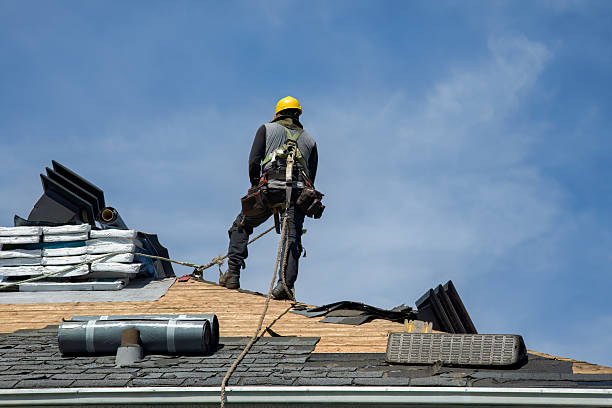 Professional Roofing technician working in Mine Hill, NJ